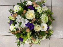 bouquet de fleurs en rond