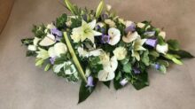 bouquet de fleur blanc violet