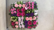 bouquet de fleurs carré