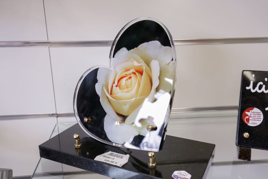 plaque en coeur interieur rose